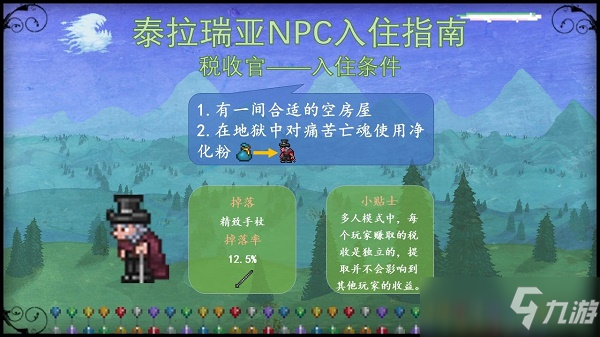 泰拉瑞亞npc入住條件大全圖最新