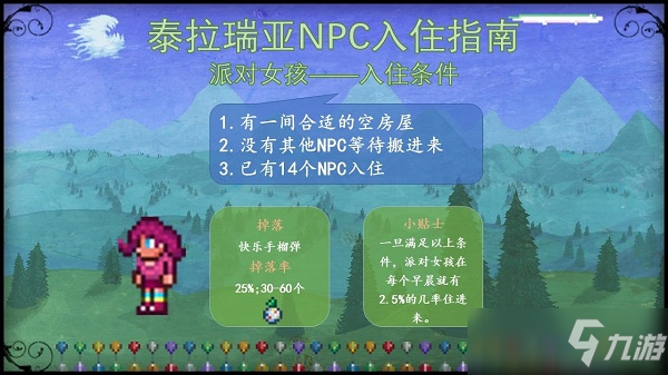 泰拉瑞亞npc入住條件大全圖最新