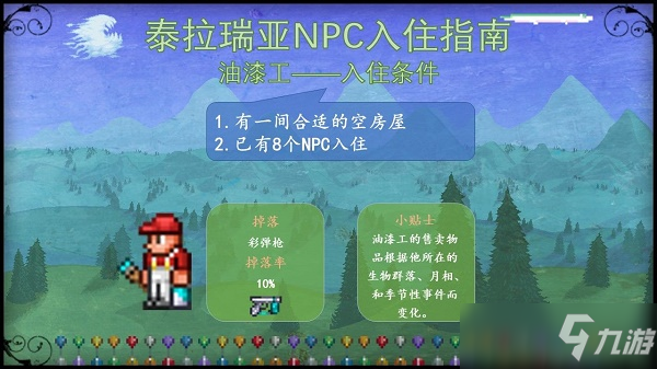 泰拉瑞亞npc入住條件大全圖最新