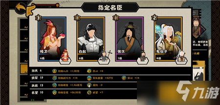 无悔华夏最强名臣组合推荐