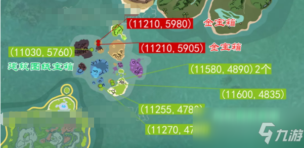 《创造与魔法》贝雅大陆金宝箱分布位置一览