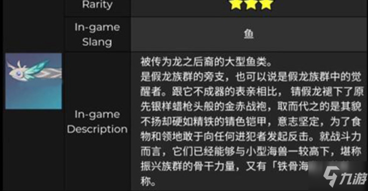 原神锖假龙鱼分布在什么位置 锖假龙鱼出没时间和喜欢饵料是什么