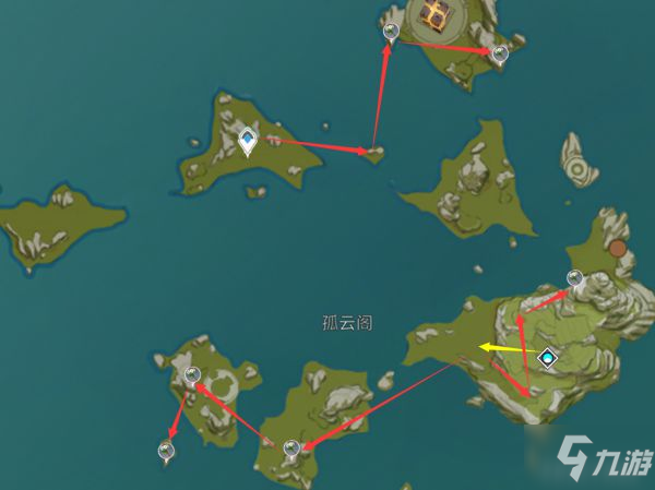 《原神》2.4版清心采集路線分享