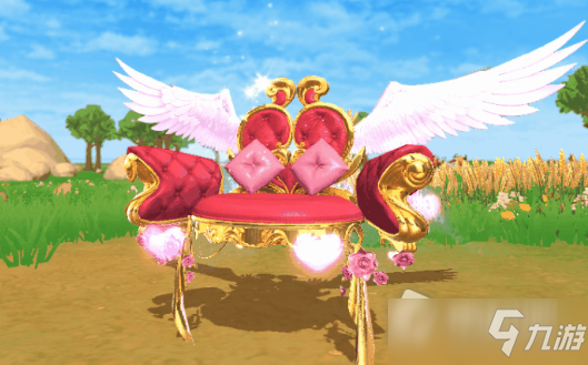 《创造与魔法》恋人沙发坐骑入手办法引见 粉色天使羽翼意味着圣洁美好