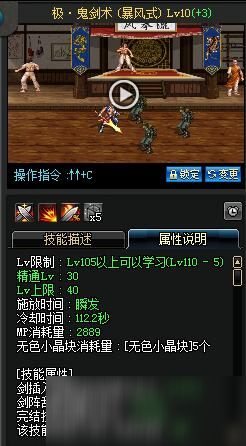 剑魂武器装扮选什么技能