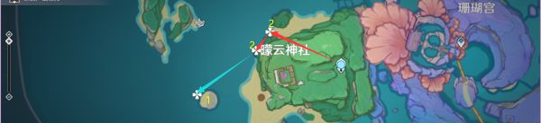 《原神》八重神子突破材料海靈芝采集路線