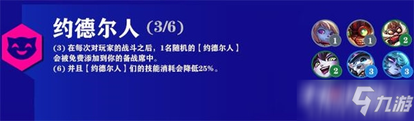 《云頂之弈》六約德爾人陣容裝備2022