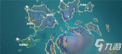 清籁岛观景点位置图片