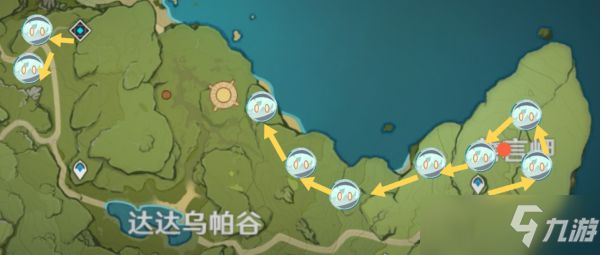 原神最高效率討伐史萊姆路線