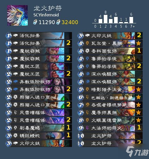 炉石传说22.4版本标准模式大法术法职业对局攻略