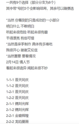高能手办团龙焰蔷薇结局怎么达成