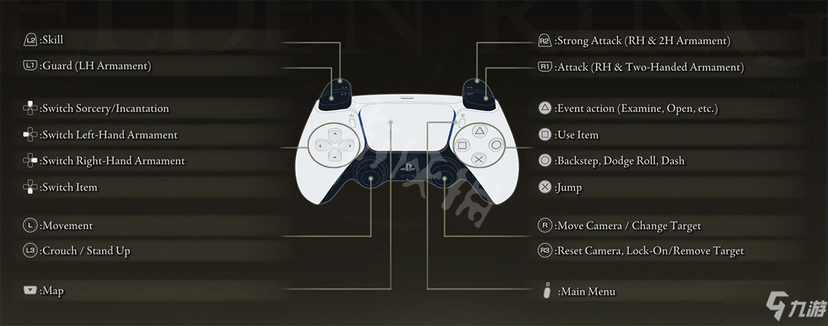 《艾尔登法环》手柄操作方法 手柄操作按钮汇总