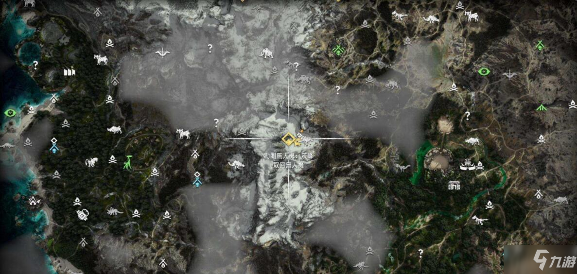 《地平线2西部禁域》勘测无人机地图分布一览 勘测无人机在哪找