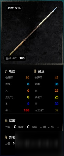 艾爾登法環(huán)中有哪些武器？艾爾登法環(huán)全武器屬性一覽