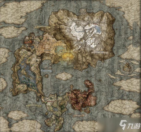 《艾尔登法环》全地图分享 游戏地图怎么走？