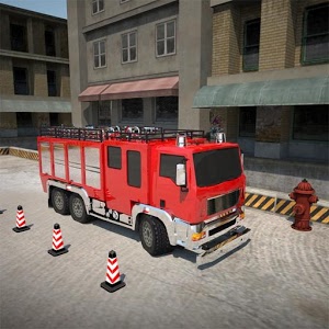 消防货车停车3D