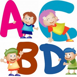 ABC字母德國兒童