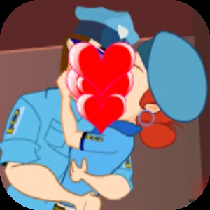 警察偷吻游戏图标