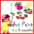 漆绘图水果