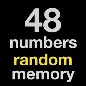 48 numbers random memory加速器