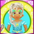 Baby Daisy Face Painting