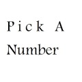 Pick A Number