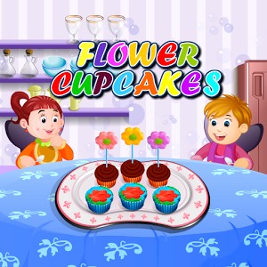 Flower Cupcakes Cooking加速器