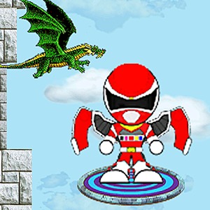 Flying red rangers jump game加速器