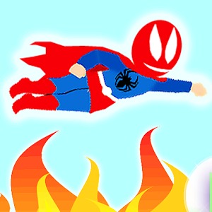 Spider hero man flying game加速器