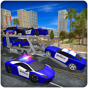 Police Car Transporter Truck加速器