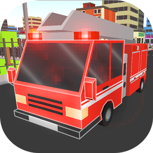 Cube Fire Truck: Firefighter加速器