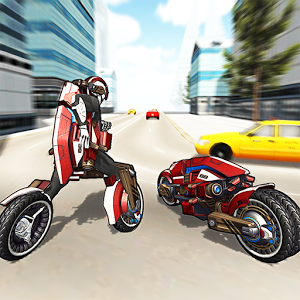 Motorcycle Robot Simulator 3D加速器