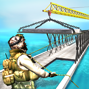 Army Truck Bridge Building 3D加速器