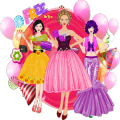 Pink Party Dress Up