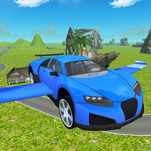 Flying SuperSport Car Sim 3D加速器