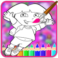 Coloring Book For Dora