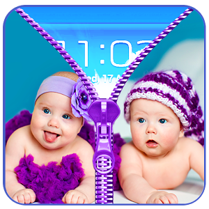 Cute Baby Zip LockScreen Prank加速器