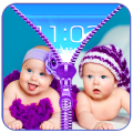 Cute Baby Zip LockScreen Prank