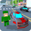 Blocky Hover Car: City Heroes加速器