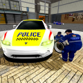 警察车修理工车间