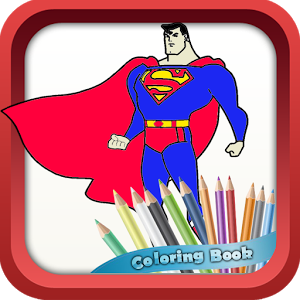 SuperHeroes Coloring Book加速器