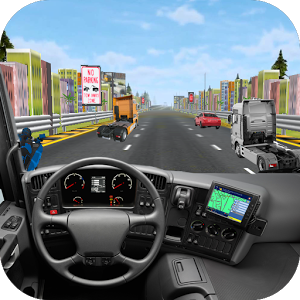 Highway Traffic Truck Racer 3D加速器