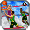 Flying Basketball Slam Dunks