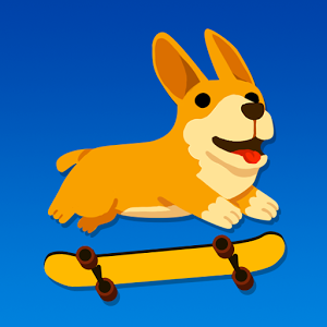 柯基犬职业滑板加速器