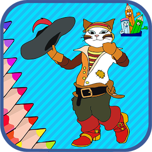 Coloring for Puss in Boots加速器