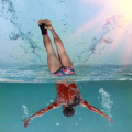 Back-Flip Cliff Diving Game