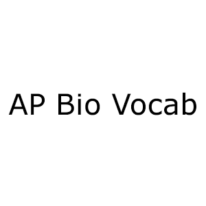 AP Biology Vocab