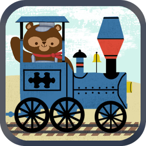 儿童火车游戏：动物园铁路汽车拼图加速器