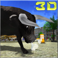 惱怒的公牛攻擊模擬器3D