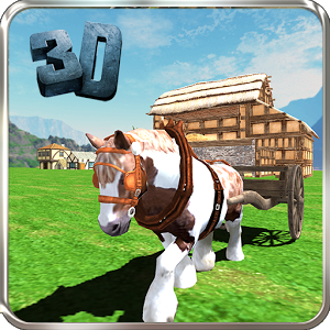 Pony Horse Cart Simulator 3D加速器